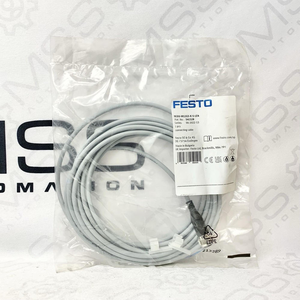 Festo NEBU-M12G5-K-5-LE4 Sensor Cable M12 5-Pin 5m