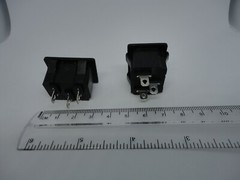 2 Pack AC Power Supply Electric Cable Connection Socket Port Jack 250V Computer