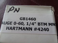 Coilhose, GB1460, Dial Gauge, 2″ Dry, 1/4 NPT Bottom Mount, 0-60 PSI