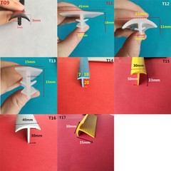 Silicon Rubber Solar Panels Gap T-Gasket Seal Strip Waterproof Sealing Strip
