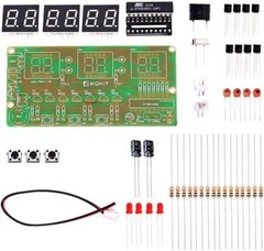 6-Digit Digital Electronic Clock DIY Kit Alarm Clock Kit for Soldering Practice