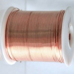 Bare Copper Wire 12 Gauge 5 lb Spool (250 Feet) Diameter 0.080