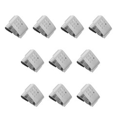 10X AA Battery Contacts Replacement Spring Plate Negative to Positive Terminal