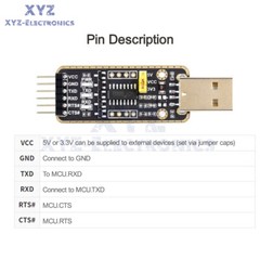 CH340G 6 Pin USB to TTL UART Communication Module Micro / Mini / Type-A / Type-C