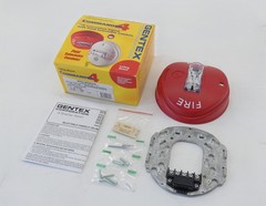 Gentex GCS24CR Ceiling-Mount Fire Alarm Strobe 24VDC Selectable Commander – N…
