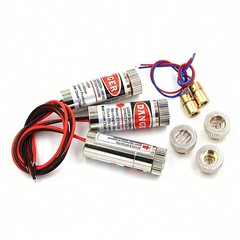 3V 5V Laser Module Red Cross hair Line Poin Dot Diode Focusable Lens 6/9/12mm
