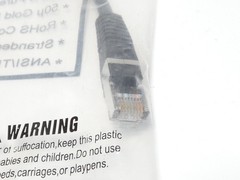 *Lot of 4* Cat.5E Ethernet Patch Cable FTP Booted 350MHz 1Ft – NEW Surplus!