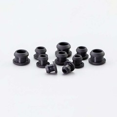 Silicone Rubber Plug Bungs Cable Wiring Protect Bushes Black 2.5mm~51mm