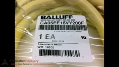 BALLUFF CA 05-EE-16-VY-200F 20′ 5P M/F ST/ST 600 VAC CORDSET, NEW #191742