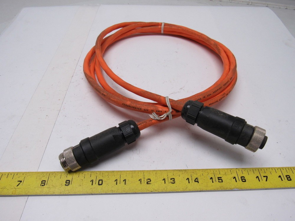 DEVICENET 10FT 5 Pin Male/Female Control Bus Cable 2/C 16AWG+ 2C22 AWG