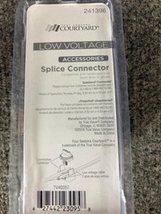 4 Courtyard Four Seasons Low Voltage Splice Connectors Connect 12-18G Wire