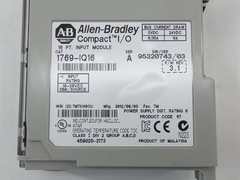 Allen-Bradley 1769-IQ16 Ser. A Compact I/O Input Module 24VDC F/W 3.1