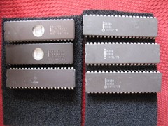 vintage Intel 8080 Lot Microprocessor Eprom Chips