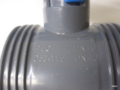 PVC PN16 DN40 Ball Valve D50 1-1/2″ x 1-1/2″