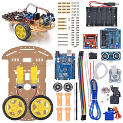 Avoidance Tracking Smart Robot Car Chassis Kit Ultrasonic module For Arduino DIY