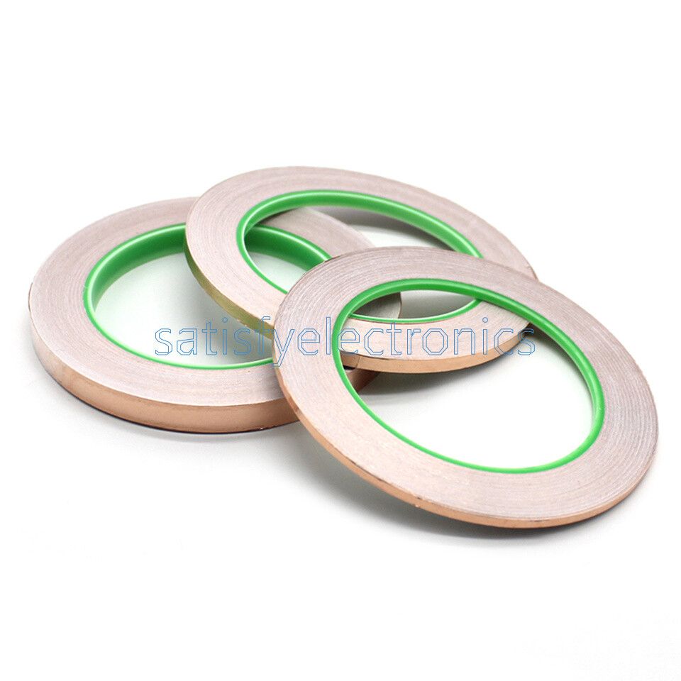 30M NEW Tape Conductive Copper Foil Tape Self Adhesive EMI Shielding Tapes