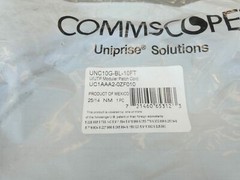Commscope UNC10G-BL-10FT Modular Patch Cord Cable, U/UTP, 1PC – NEW Surplus!