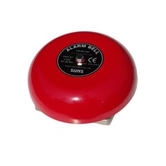 SUNS CB-6R-240 Red 240V Alarm Bell 6 Inch 240 Volt AC (6″ in 240 VAC)
