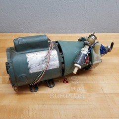 LFE MD80-G02 Mag Drive Pump with GE 5KC35MN99X Motor 1/3hp 115/230v 3450rpm