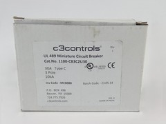 C3 Controls 1100-CB3C2U30 Mini 30A Circuit Breaker 3P 277V MCB Type C – NEW S…