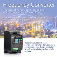 Variable Frequency Drive Inverter Converter 220V 380V 1.5KW 2.2KW 5.5KW VFD