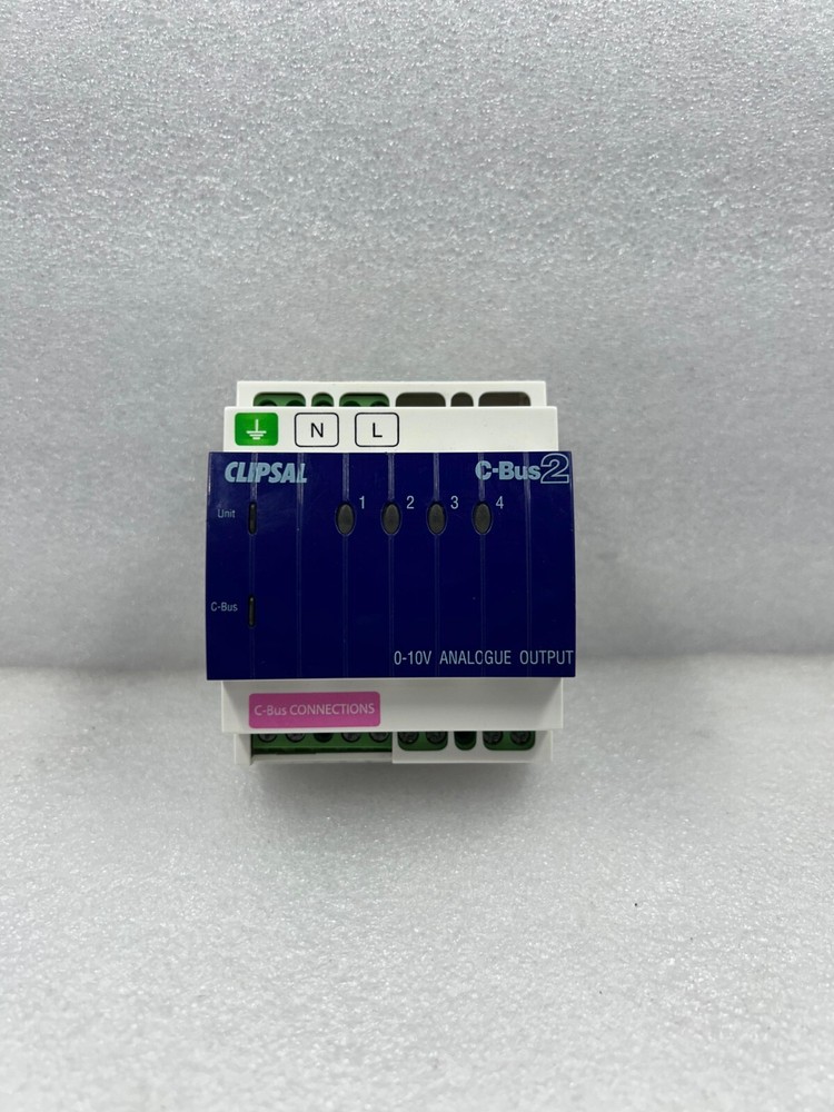 CLIPSAL L5504AMP C-BUS2 4-CHANNEL ANALOG OUTPUT UNIT TESTED FAST SHIPPING