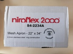 NIROFLEX 2000 METAL MESH APRON 22″ x 24″ SET NEW OPEN BOX