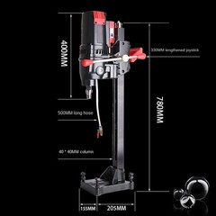 New High power 3000w diamond core drilling rig 230mm high efficiency