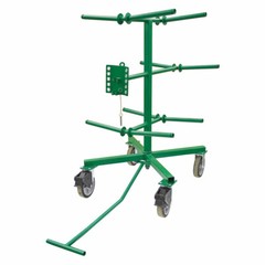 Greenlee 910 Spindle Wire Dispenser, 36-1/4 x 31-1/2 x 59, Welded Steel