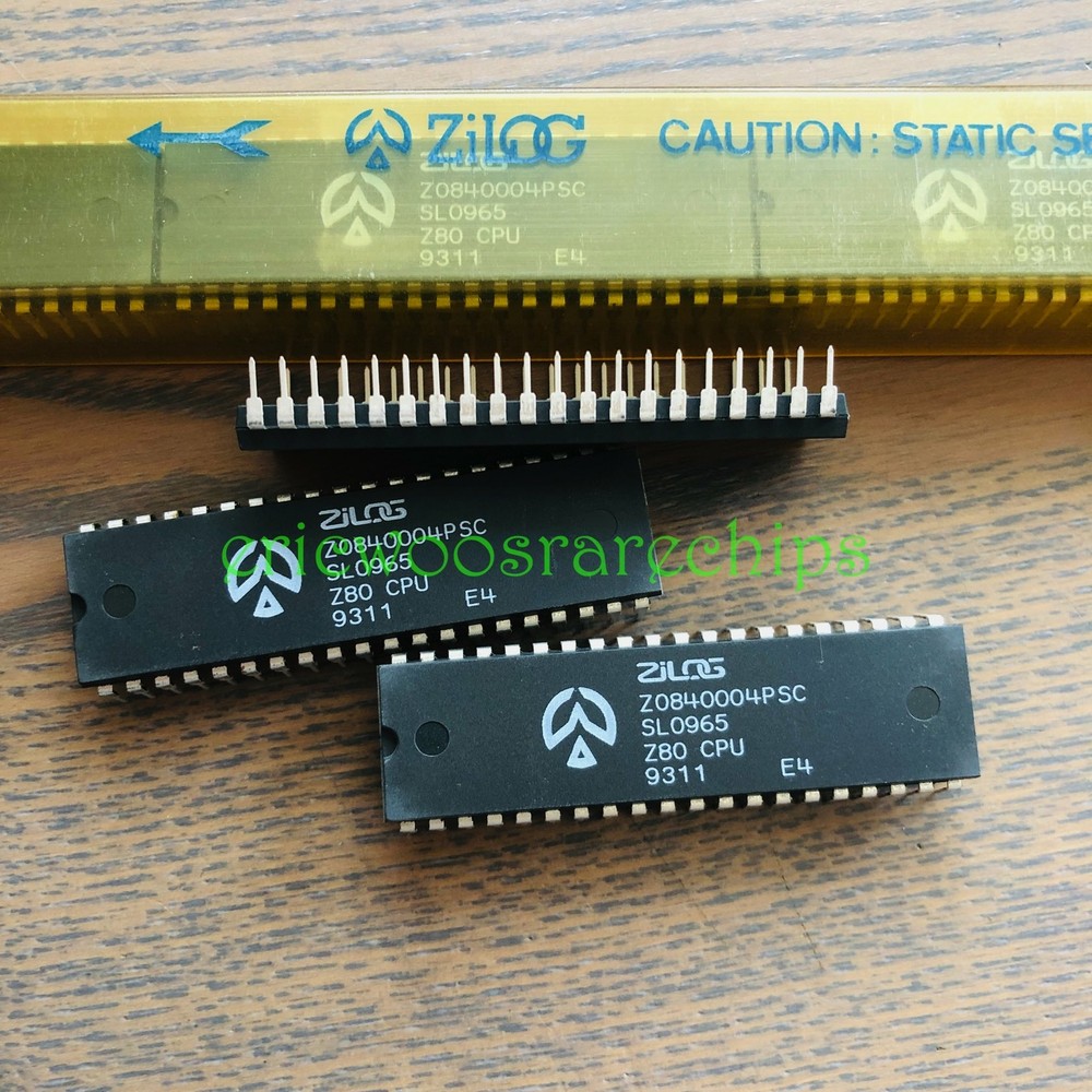 Zilog Z0840004PSC Z80 CPU 8-Bit Microprocessor DIP40 x 1pc