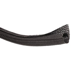 TECHFLEX F6N2.00BK25 Sleeving,2 In Self Wrap Braided,25 Ft 2RLT7