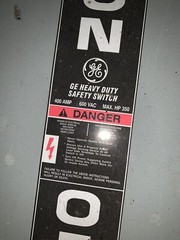 GE Switch, #THN3365, 400amp, 350hp, NON-Fused, pre-owned, (HEHI-1243)