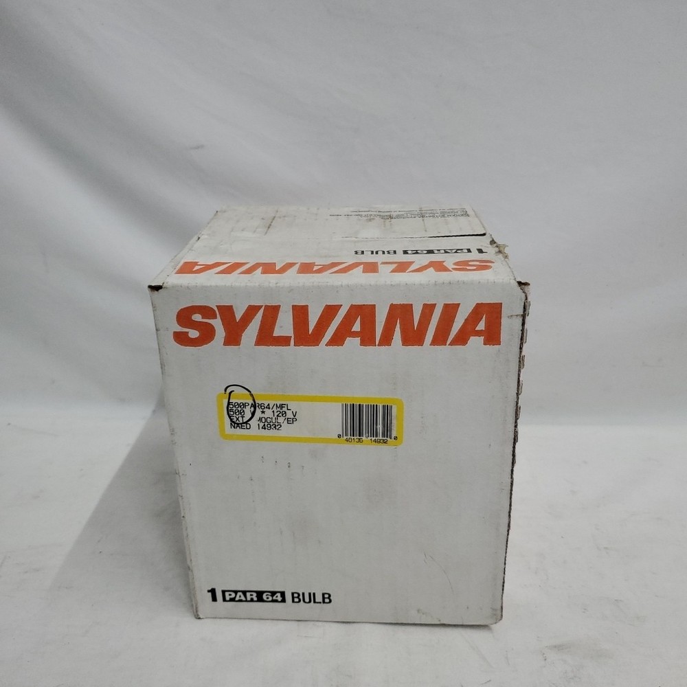 Sylvania 14932 / 500PAR64/MFL 120V PAR64 Reflector Flood Spot Light Bulb