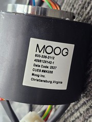 MOOG 800-336-2112 Coil Slip Ring Assembly 459812X142-1 MK336 Replacement Black