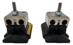 Buss BH-0121 Fuseblocks 1 Pair of Modular Fuseblocks 100A 700V 1/4 Stud Size New