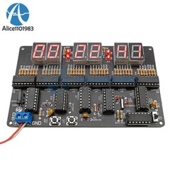 Digital Clock Circuit Board DIY Electronic Kit Electronic Clock Teaching Kit
