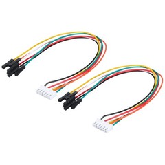 XH Female to Female 6Pin Breadboard Jumper Wire 2.54mm 20cm,2 Pcs