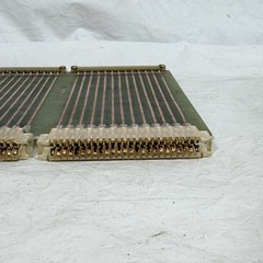 Vintage FUBA PH-41: 6 A 51 Connector Board, Industrial Gold Plated Bus Bar 1011