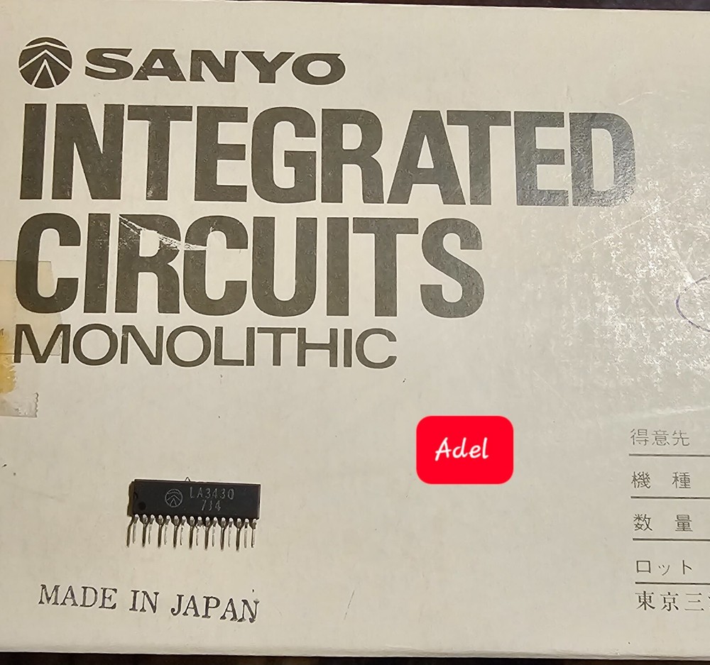 LA3430 SANYO IC Original FM MPX Stereo Demodulator New Old Stock 1 pc