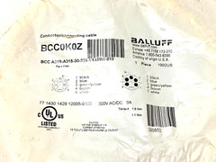 Balluff BCC A315-A315-30-335-VX45W6-010 Double Ended Cordset 5-Pin BCC0K0Z