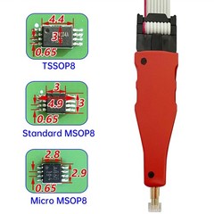 TSSOP8/MSOP8 Chip Burn Test Probe Micro Chip Spring Pin Car Connection Cable#