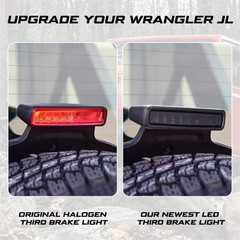 LED 3rd Brake Light for 2018-2025 Jeep Wrangler JL/ 4xe Accessories Third Br
