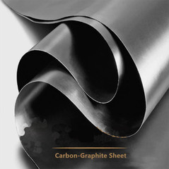 0.1-1mm Flexible Graphite Paper Conductive Sheet Gasket for Industrial Electrode