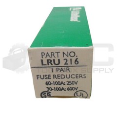 NEW PAIR OF 2 LITTELFUSE LRU 216 FUSE REDUCERS 60-100A 600V