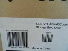 1Box 2pcs Memorex 97819 File-n-Store 1PK/40 Count CD/DVD Storage Box