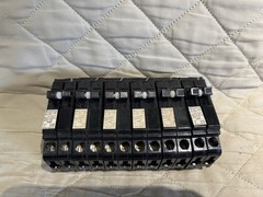 6 NOS MH250 CROUSE HINDS 2 POLE 50 AMP CIRCUIT BREAKERS LEFT/RIGHT CLIP FREESHIP