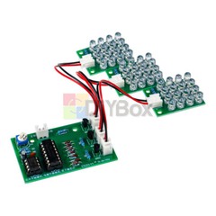 DIY CD4017+NE555 Water Flow Light LED Electronic Kit Soldering Learning Project