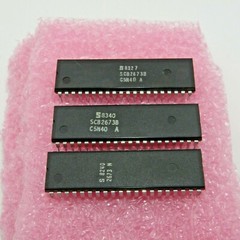 ( 3 PCS ) SCB2673BC5N40 SIGNETICS 8MHZ VIDEO OUTPUT GRAPHICS CONTROLLER