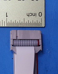 (5PCs) 6″ FLAT RIBBON CABLE, 14 CONDUCTOR ,28 AWG , WITH CONNECTOR 3M 3490-1