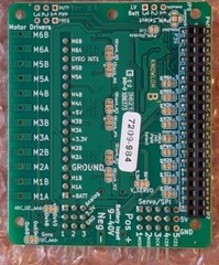 RPi Robot Motor Driver (6)H-Bridge Toshiba Gyro ADC 40-Pin Raspberry Pi AI Hat
